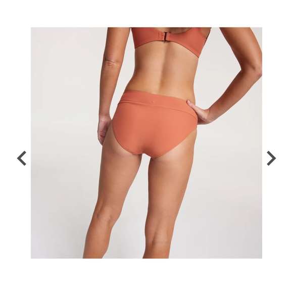 CALIA size medium NWT orange BIKINI BOTTOM high leg - Picture 3 of 3